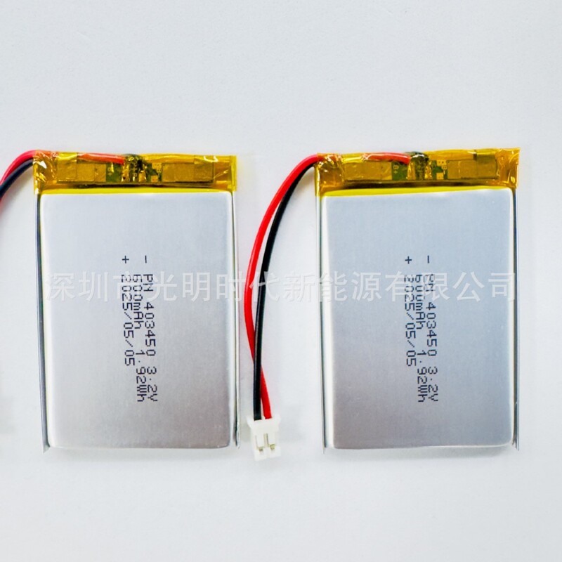 软包磷酸铁锂电池403450-600mAh应急灯疏散指示牌3.2V专用锂电池|undefined