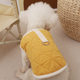 Dog clothes with traction buckle autumn and winter cotton-padded clothes summer York bear Teddy small dog pet winter cotton-padded jacket vest