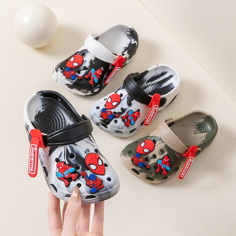 Zapatillas de verano para niños EVA resbaladizo pedazo de mierda sensación de cabeza transpirable niña usaba zapatos de agujero de playa de niños image 3