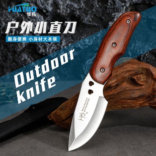 Outdoor portable Mongolian meat knife like knife hand-held meat dagger portable camping knife multi-function barbecue meat cutting knife