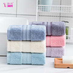 Longli Terry Towel Pure Cotton Thickened Household Gift New Wheat Striped Towel Wholesale Thickened Household Pure Cotton Towel