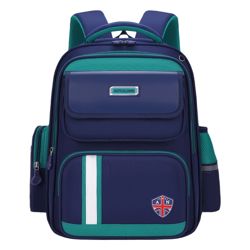 Nueva Escuela Primaria estudiante mochila estilo británico ultra-luz columna protección reducción de carga de gran capacidad mochila fábrica directa bolsas venta al por mayor