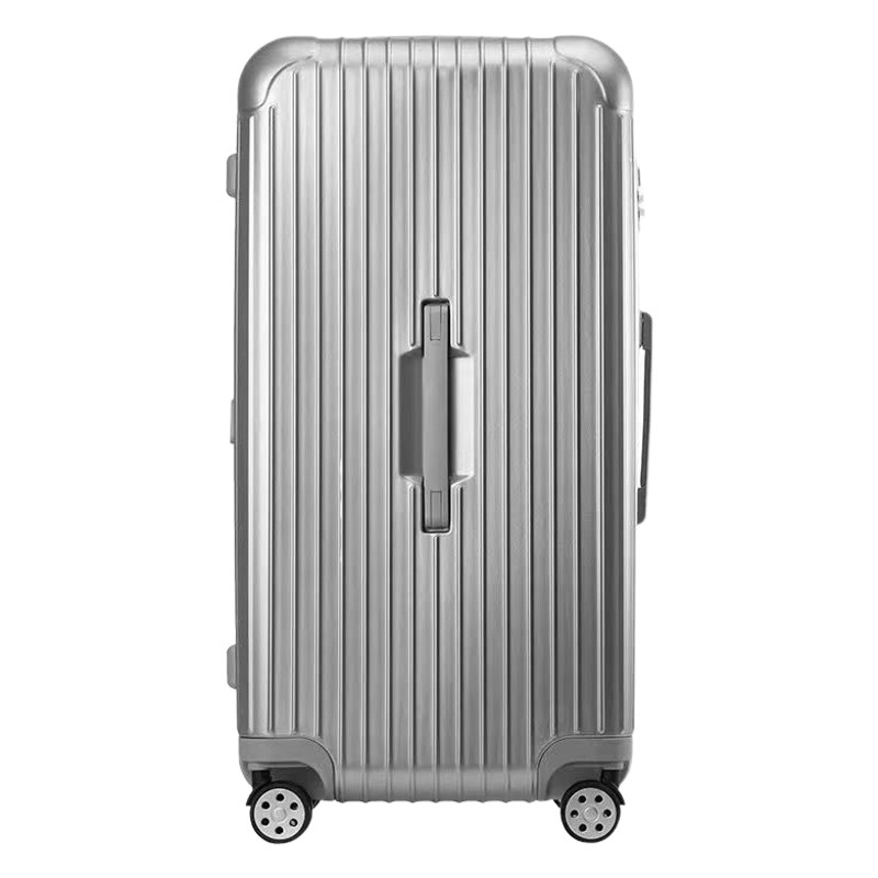 Una pieza de maleta de equipaje de gran capacidad, caja de pc de rueda universal de esquina de aleación de aluminio de gran valor y gran capacidad