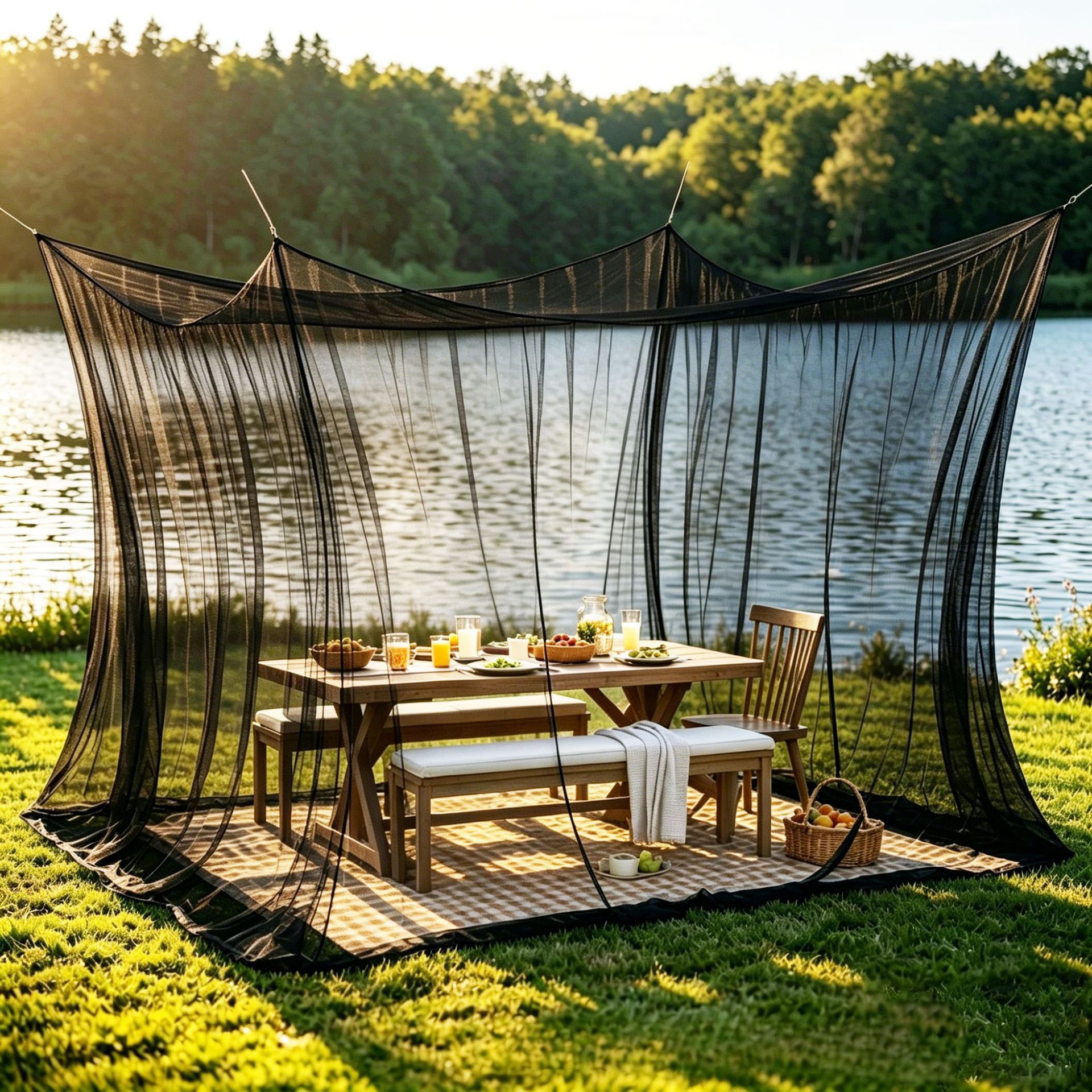 Outdoor Hanging Mosquito Net For Garden Patio And Camping_voghion.com