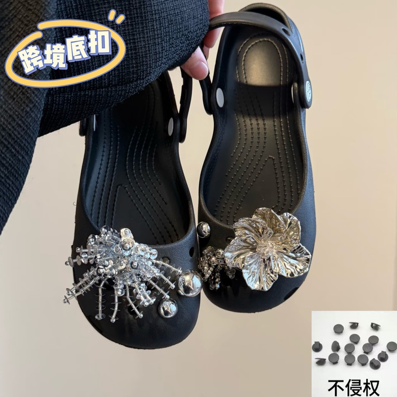 Suitable for Ballet Clogs, Mary Jane Shoes, High-End Shoe Decorations, Flower Shoe Buckles, Flower Beads, DIY Detachable Decorative Accessories Suitable for Ballet Clogs, Mary Jane Shoes, High-End Shoe Decorations, Flower Shoe Buckles, Flower Beads, DIY Detachable Decorative Accessories