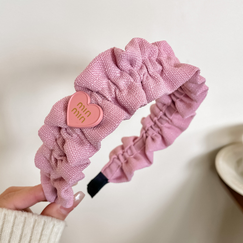 Primavera pequeña diadema fresca para mujer 2025 celebridad de Internet nuevo estilo salvaje fuera de estilo coreano horquilla de cabello prensado diadema accesorios para la cabeza