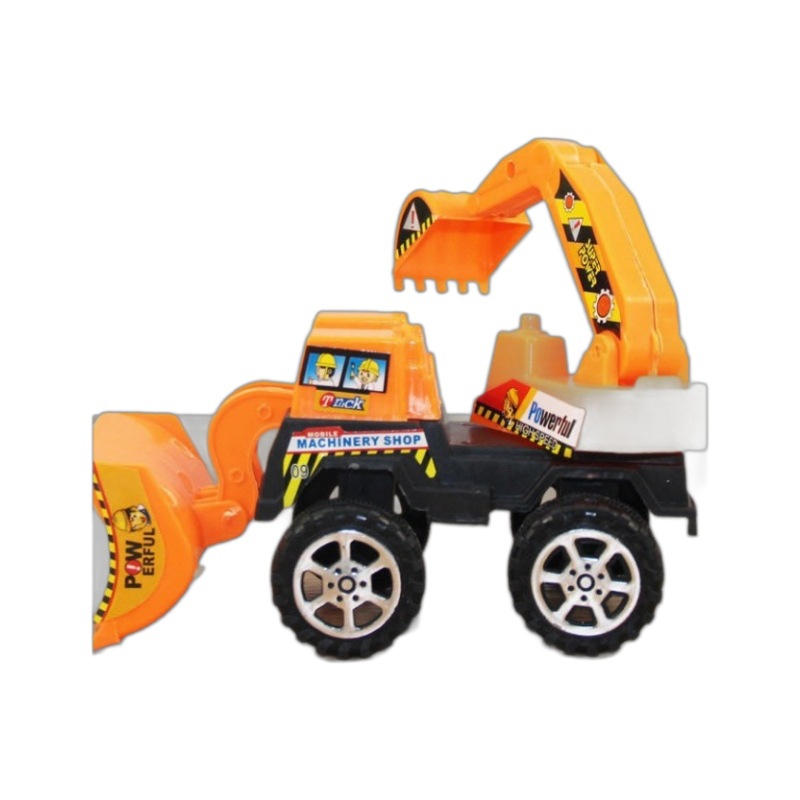 Fábrica al por mayor tamaño pequeño pala ingeniería vehículo juguete inercia Tire hacia atrás jugar casa juguete