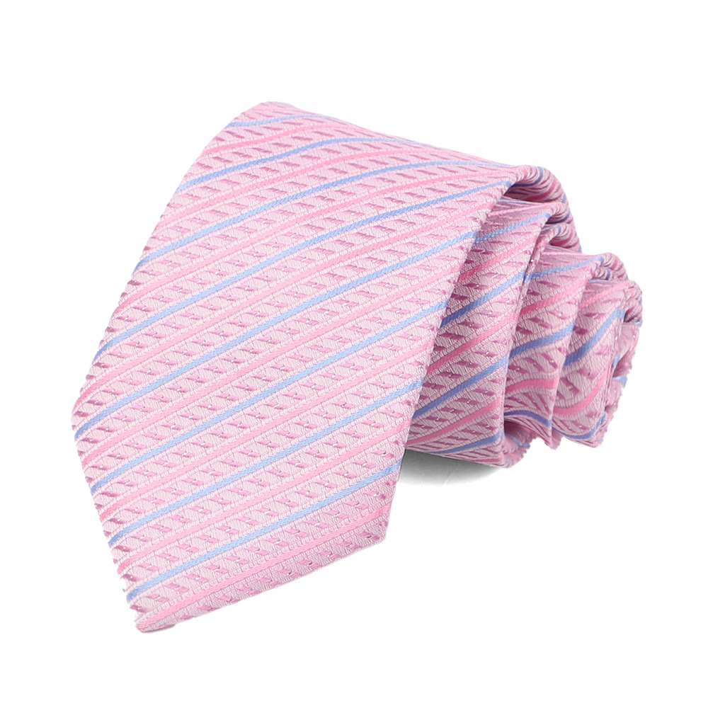 Corbata de hombre 8cm para hombre, bordado jacquard de alta calidad para hombre, corbata de negocios, corbata de seda de poliéster, fábrica al por mayor