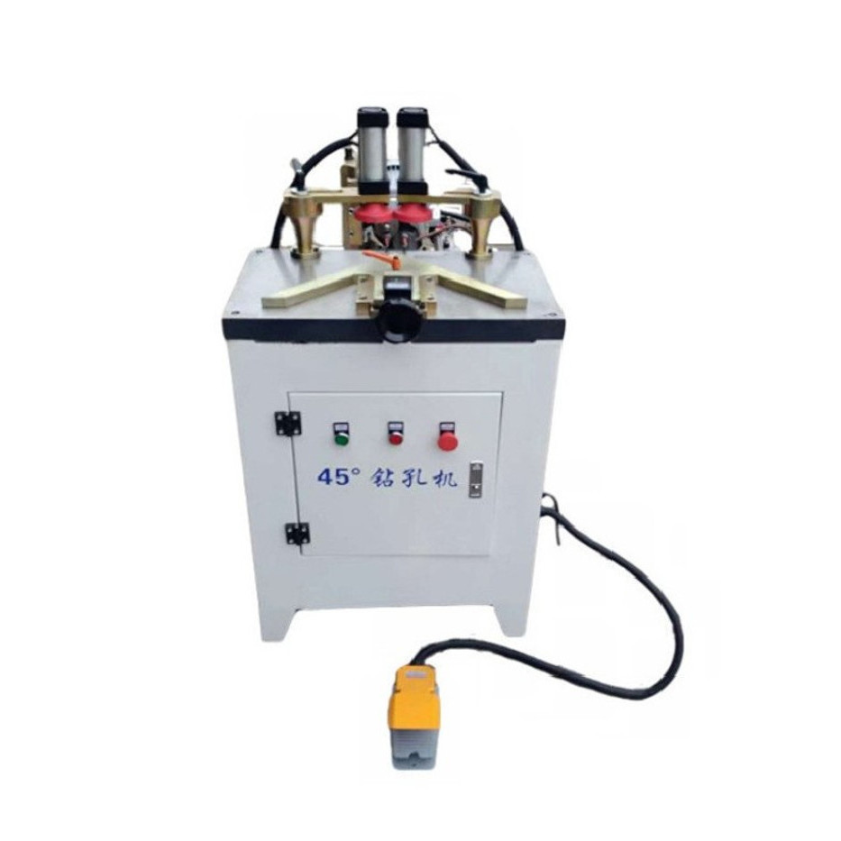 45度钻孔机自动水平侧面打孔机画框多轴打孔机木工机械设备钻孔机
