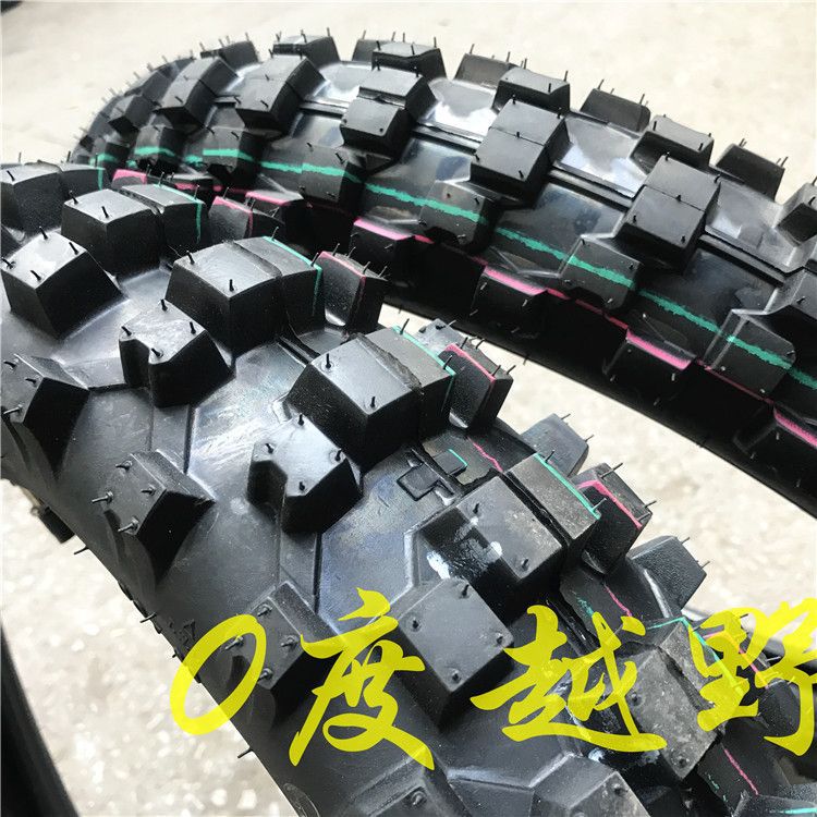 Cross-country motorcycle big flower tire front 90/90-19 rear 110/90-17 far star big tooth tire deep tooth big flower tire