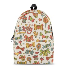 国际站可爱卡通印花来图印制学生书包全印花拉链儿童背包一件起订