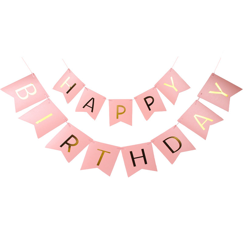 60g Weight Banner Event & Party Supplies 1 Set Quantity Party, Birthday Occasion Cloth Material Birthday Festival Letter, Fish, Fish Tail Pattern Simple Style, Classic Style Style Bronzing Craft Birthday Simple Style Classic Style Letter Fish Fish Tail Cloth Party Birthday Banner Party Supplies Balloons 1 Set 2