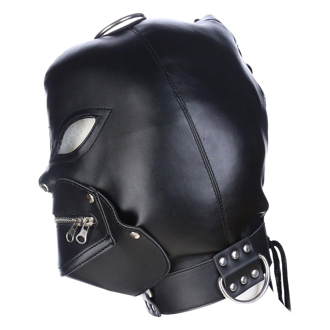 Suministrados directamente por el fabricante, juguetes para adultos, juguetes sexuales, accesorios para la cabeza, máscaras, accesorios para la cabeza de diablo de cuero, máscaras para los ojos, accesorios para escenarios.