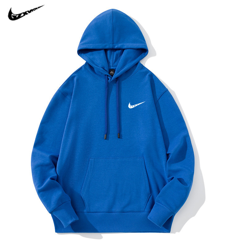 New autumn and winter trendy hoodies for men, American-style loose casual sweatshirts, men's long-sleeve sporty simple tops