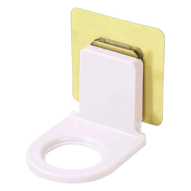 Gel de ducha sin perforar baño champú estante de pared creativo gancho transparente fuerte colgante de pared de almacenamiento