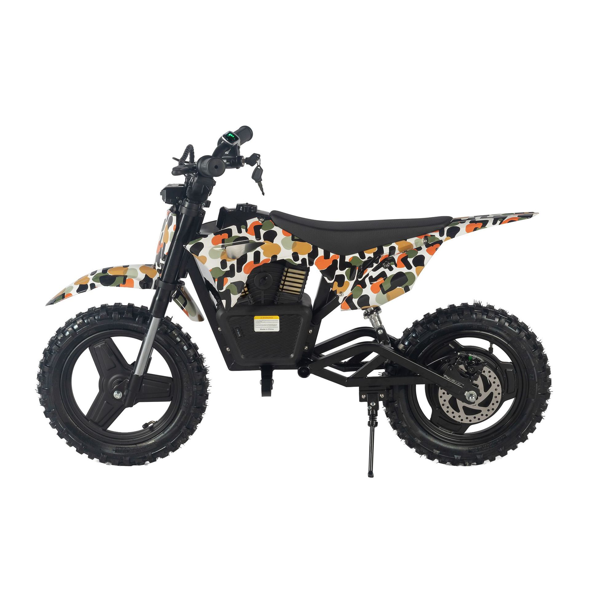 Factory Direct Sales 14inch Children's Off-Road Electric Motorcycle Mini Off-Road Motorcycle Youth Mountain Racing Bike