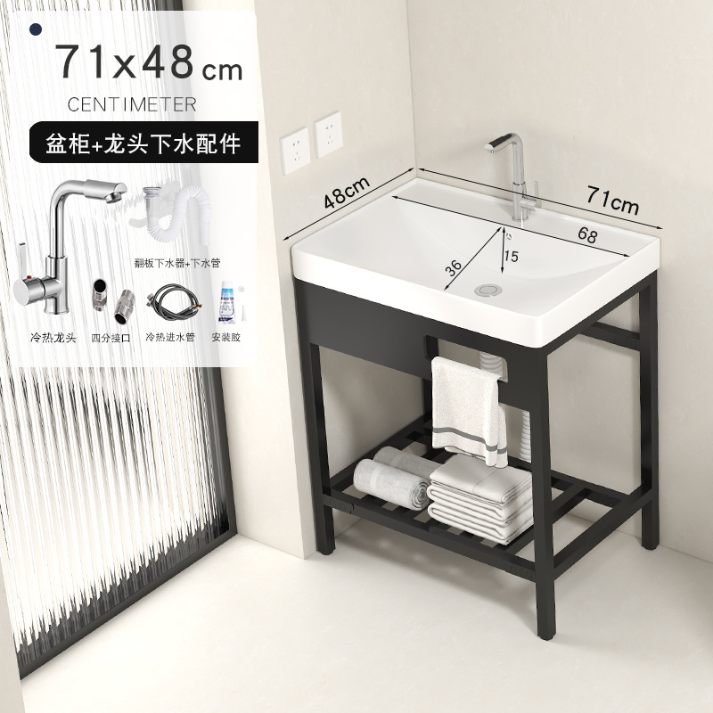 71x48cm soporte cuenca + lanzamiento + grifo