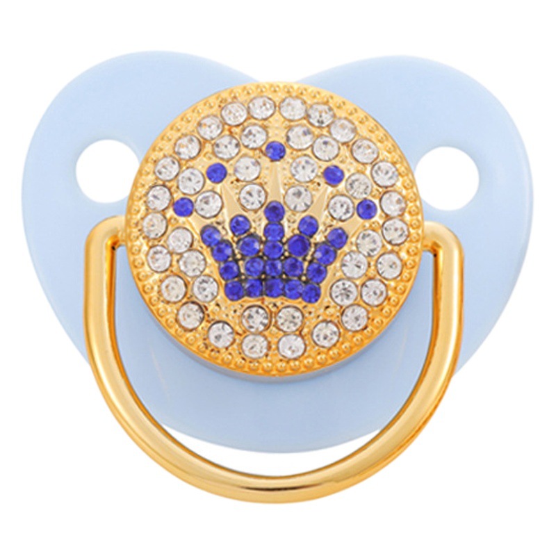 Fábrica directa transfronteriza Venta caliente bebé diamante chupete bebé chupete en stock suministro