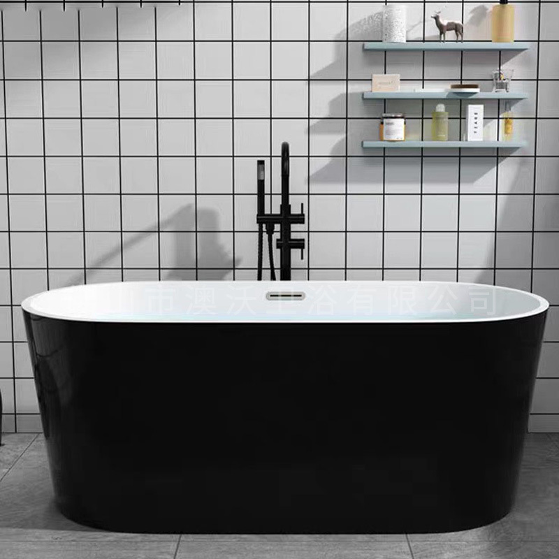 Fábrica acrílico bañera hogar bañera independiente color Hotel B & B ingeniería baño bañera al por mayor
