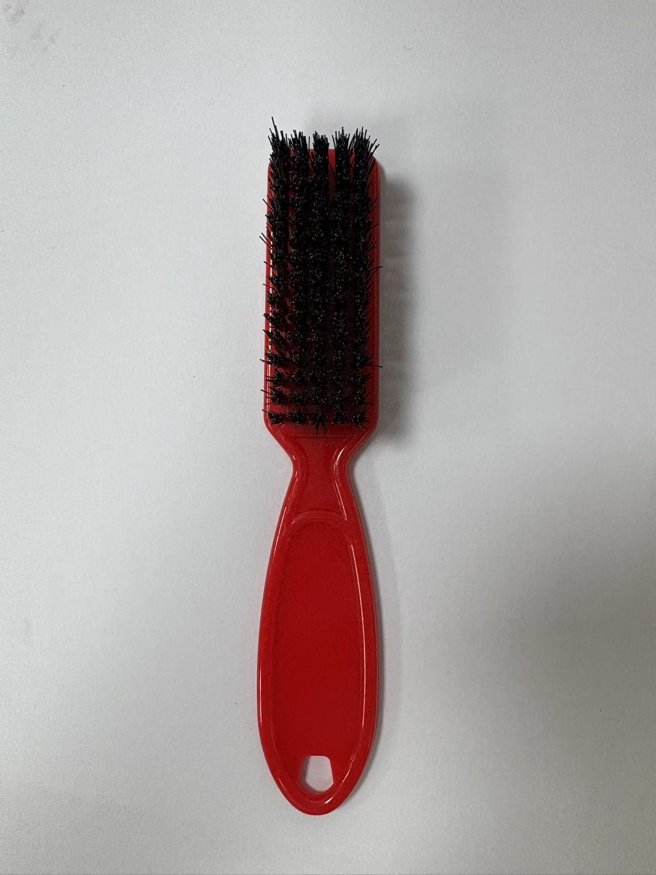 Herramientas de manicura transfronterizas, cepillo para polvo colorido, mango, cepillo multifuncional para limpieza de uñas, cepillo para cuerno de polvo