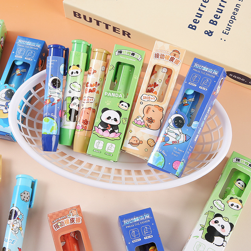 Astronaut-Themed Erasers for Clean Erasing, Cute Erasers as Prizes for Elementary School Students, Small Gifts for Kindergarten Class Rewards