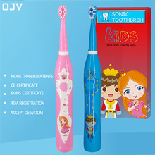 kids toothbrush软毛儿童牙刷USB充电式3岁以上儿童电动牙刷