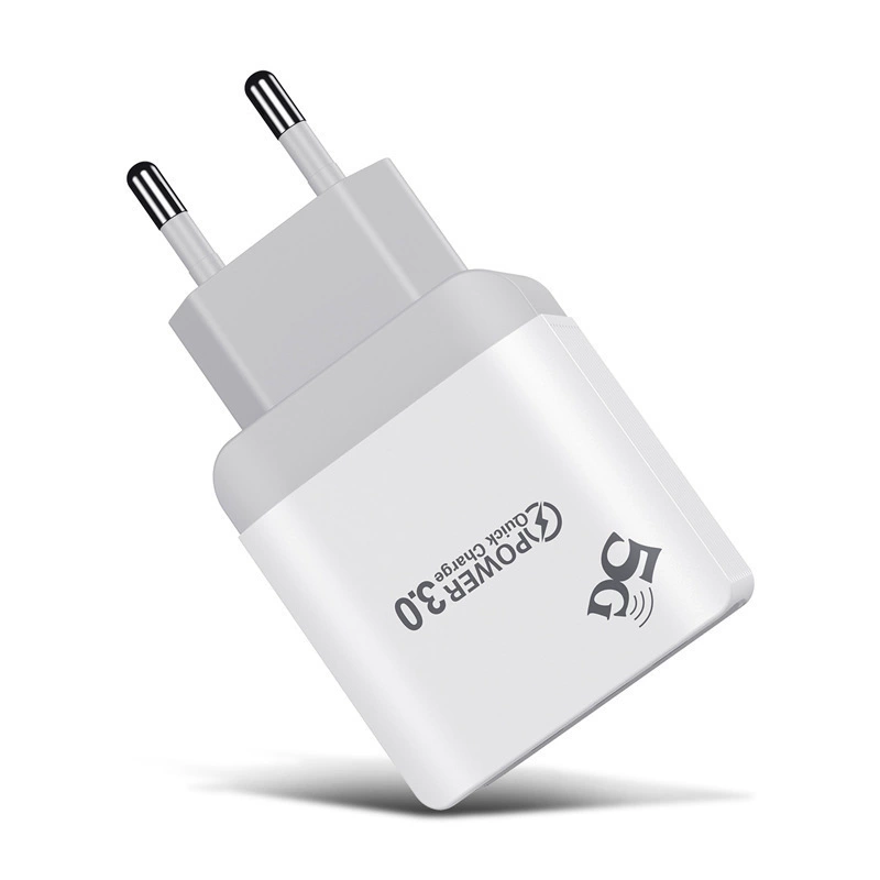 Быстрая зарядка Qc3.0 для мобильного телефона, зарядное устройство с 3 USB, настенная зарядка, туризм, правила и нормы США и Европы, зарядное устройство