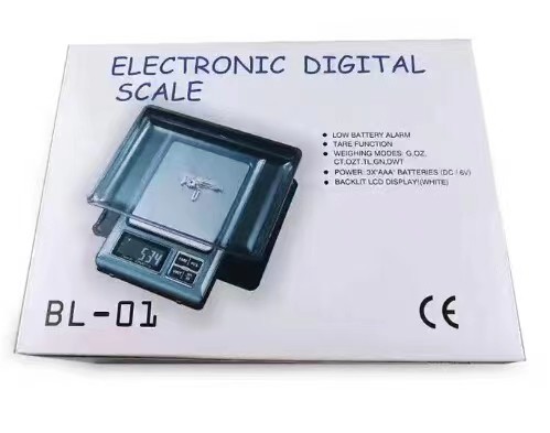 500g / 0.01g Escala de joyería Escala de palma Escala de bolsillo Escala de oro Escala de oro con bandeja