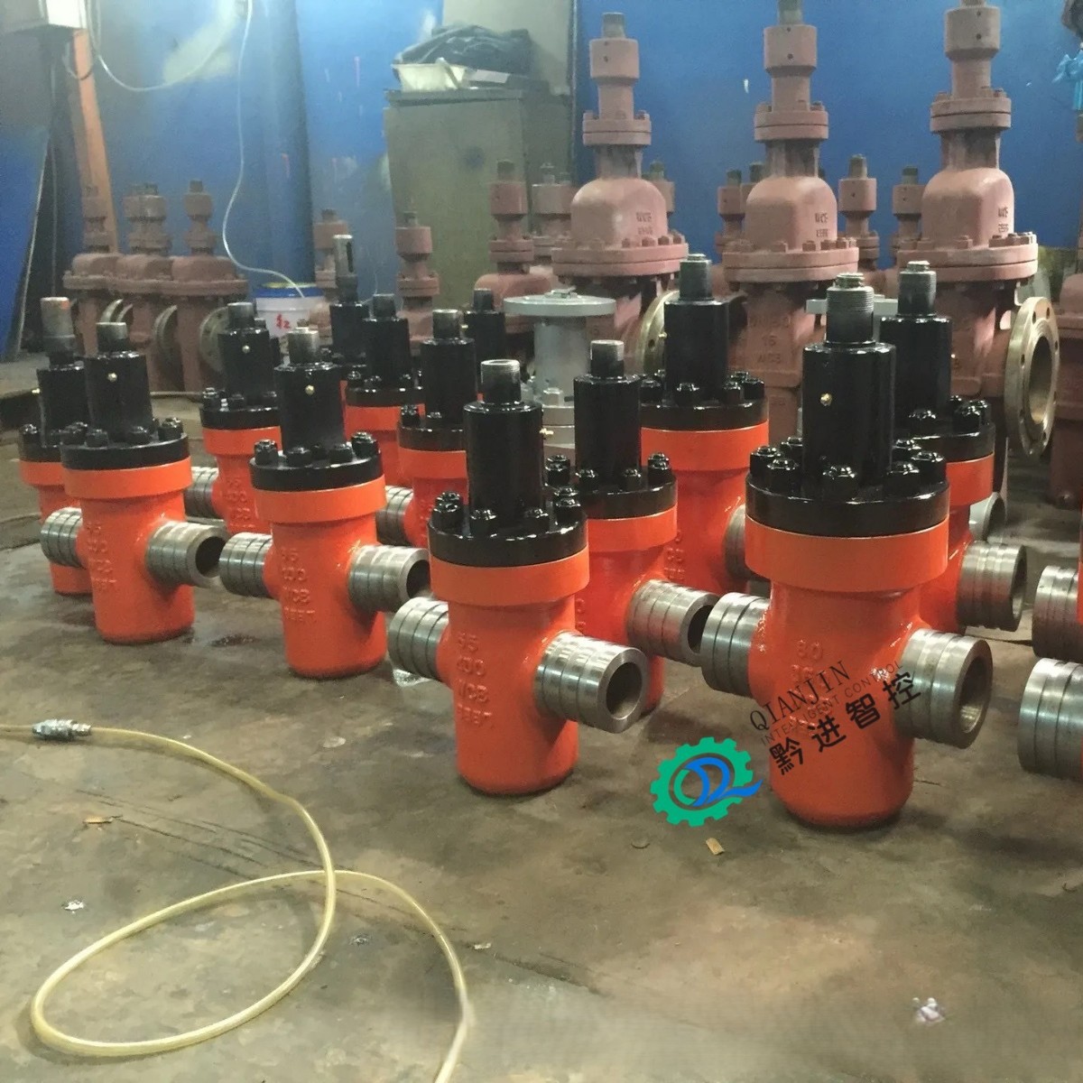 GZF63Y-64C DN65高压沟槽闸阀搭配Z30一体式电动装置380V手电两用