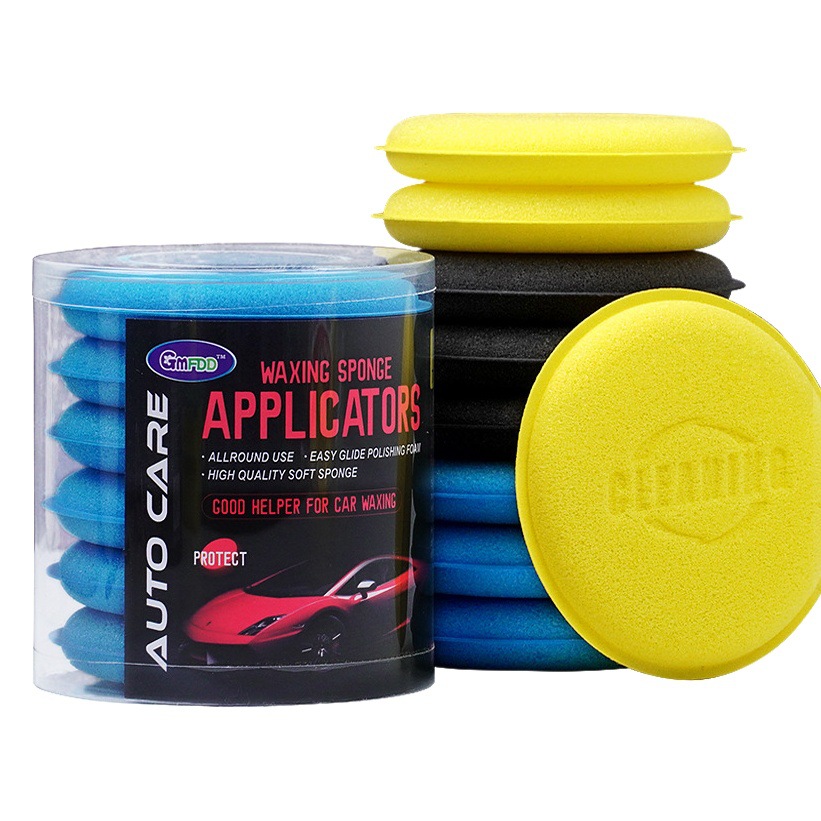 Esponja de lavado de coches borde redondo presionando esponja de depilación suministros de automóviles esponja de limpieza de alta densidad Herramientas de limpieza de pulido