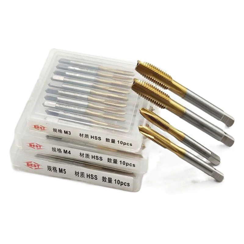 ЛУЧШИЙ кран с титановым наконечником, спиральный кран с титановым покрытием M2/3/4/5/6/8/10