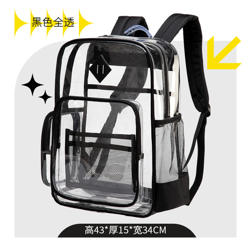 Negro completo transparente