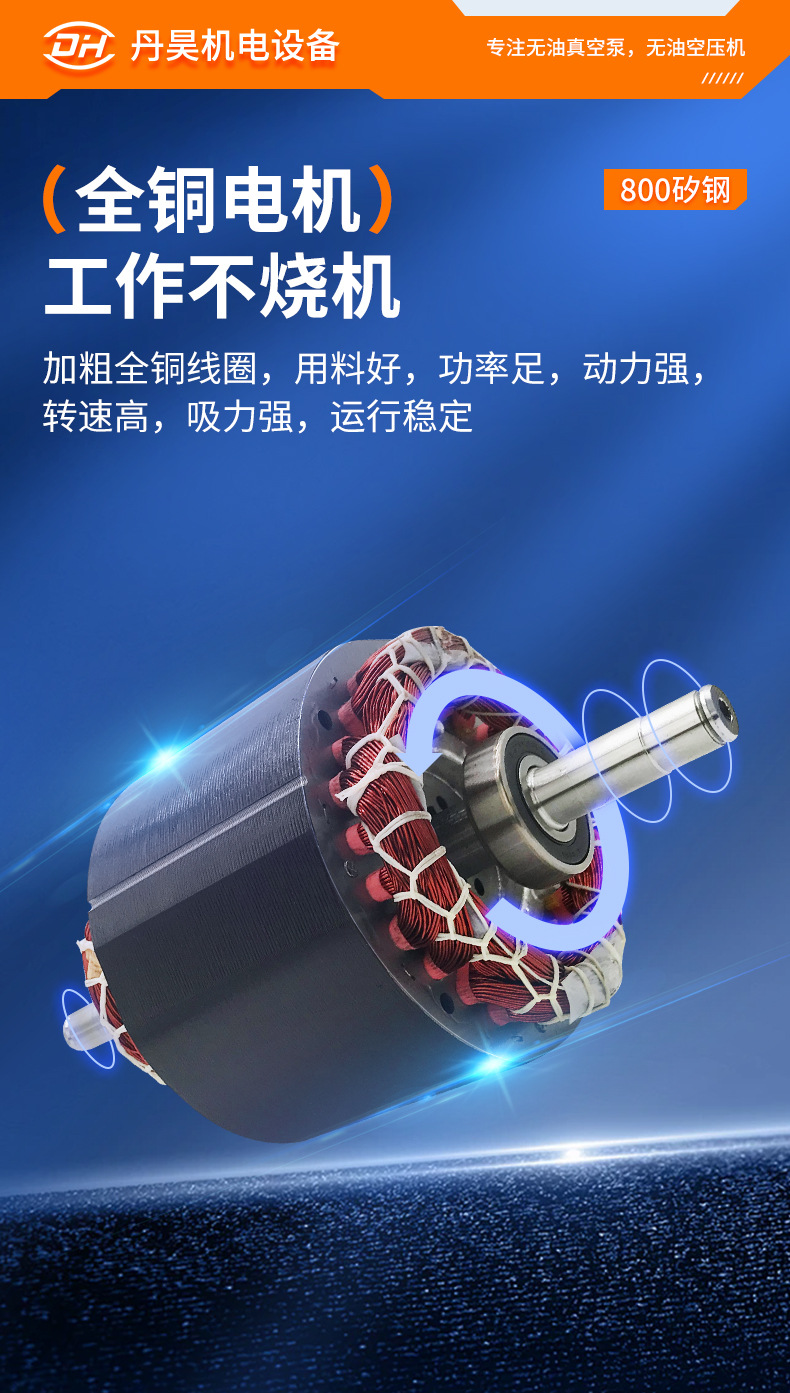Dan Hao Electromechanical Ol50D Dc Air Compressor Vehicle-Mounted Portable Can Be Used for Oxygen Concentrator 12V/24V Large Flow Pump
