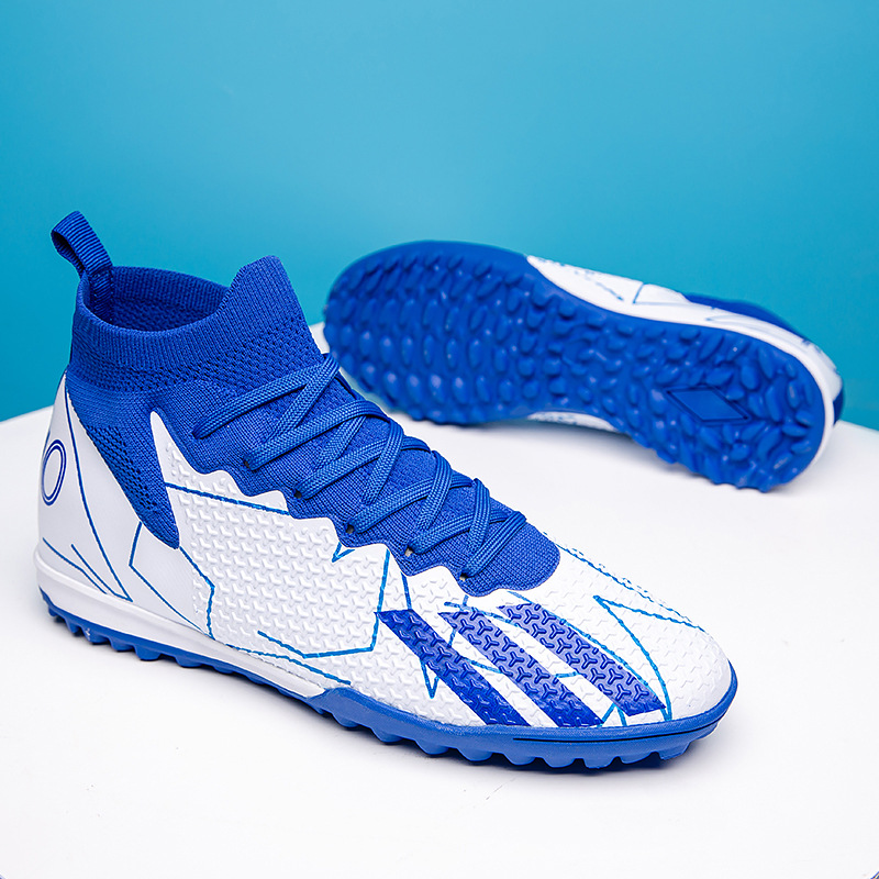 Белые и синие ногти