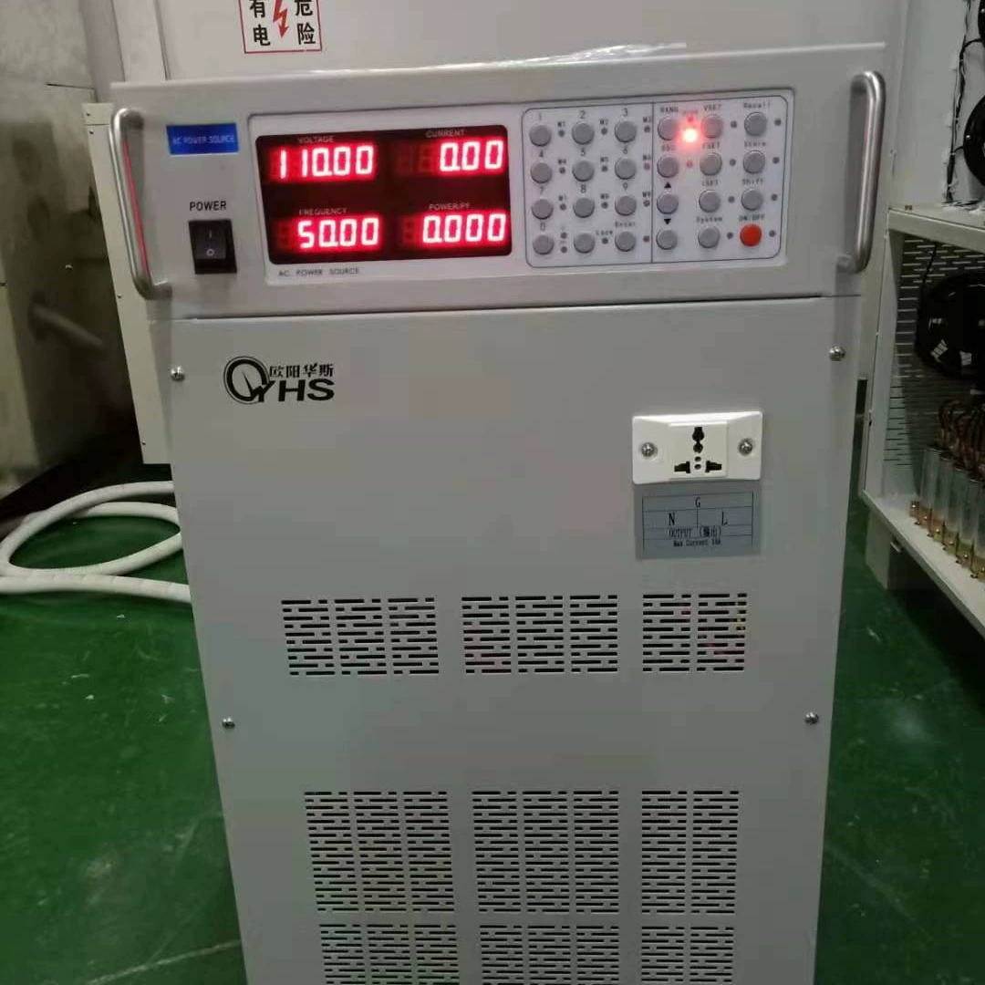 Ouyang Huas 15KVA программируемый источник питания переменной частоты поставляется в Нинбо, провинция Чжэцзян для использования лабораторного оборудования