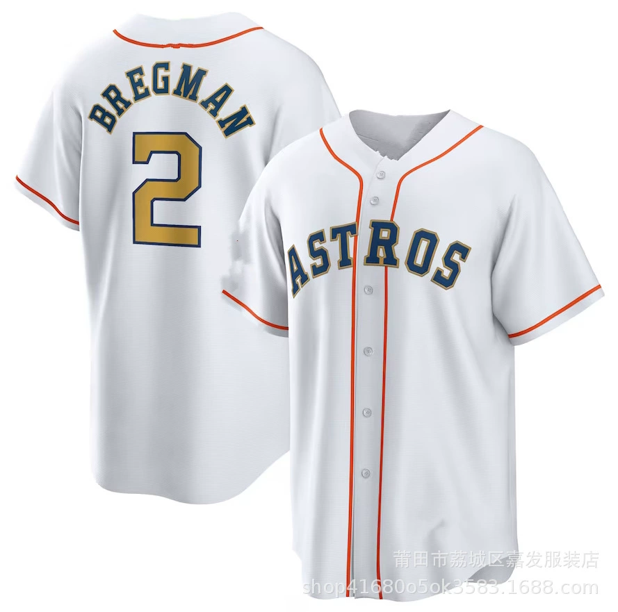 Товары оптовой торговли джерси Astros Pena Altuve Хосе Абреу Астронавт бейсбольная форма