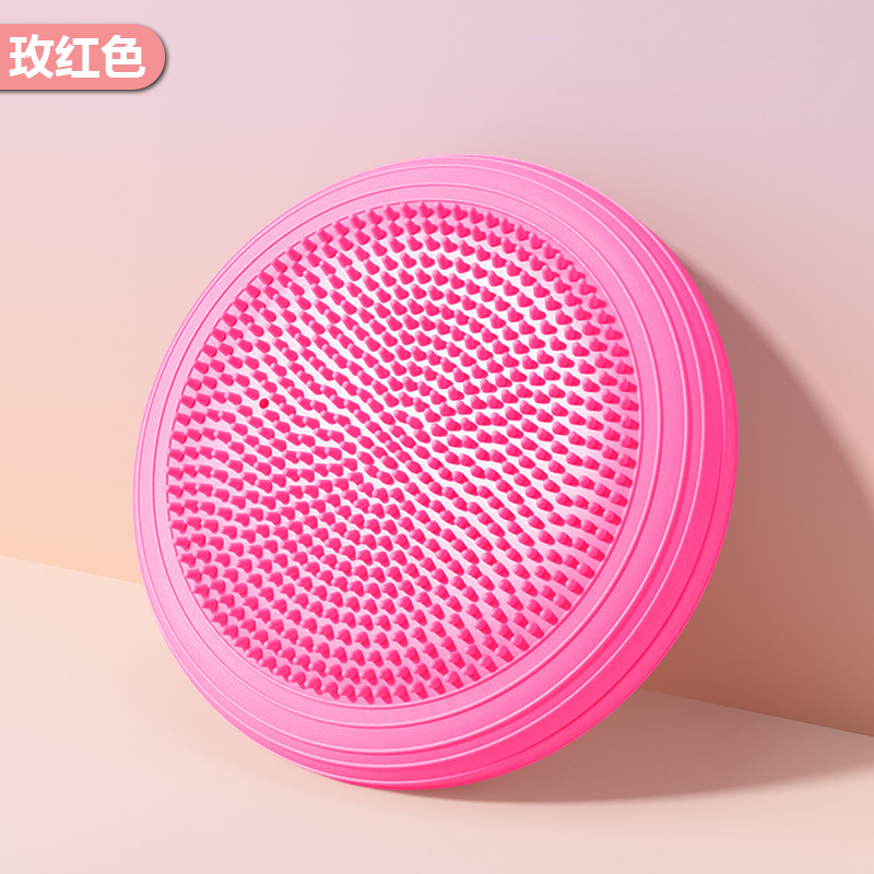 Almohadilla de equilibrio antideslizante Material de pvc almacenamiento portátil engrosado, antideslizante y resistente al desgaste para aliviar la presión Almohadilla de entrenamiento de yoga