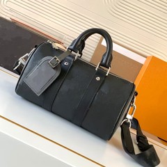ロバの家の男性の黒い武士のkeepall 25枕のカバンは斜めに肩の古い花の枕の25男性のカバンを掛けます。