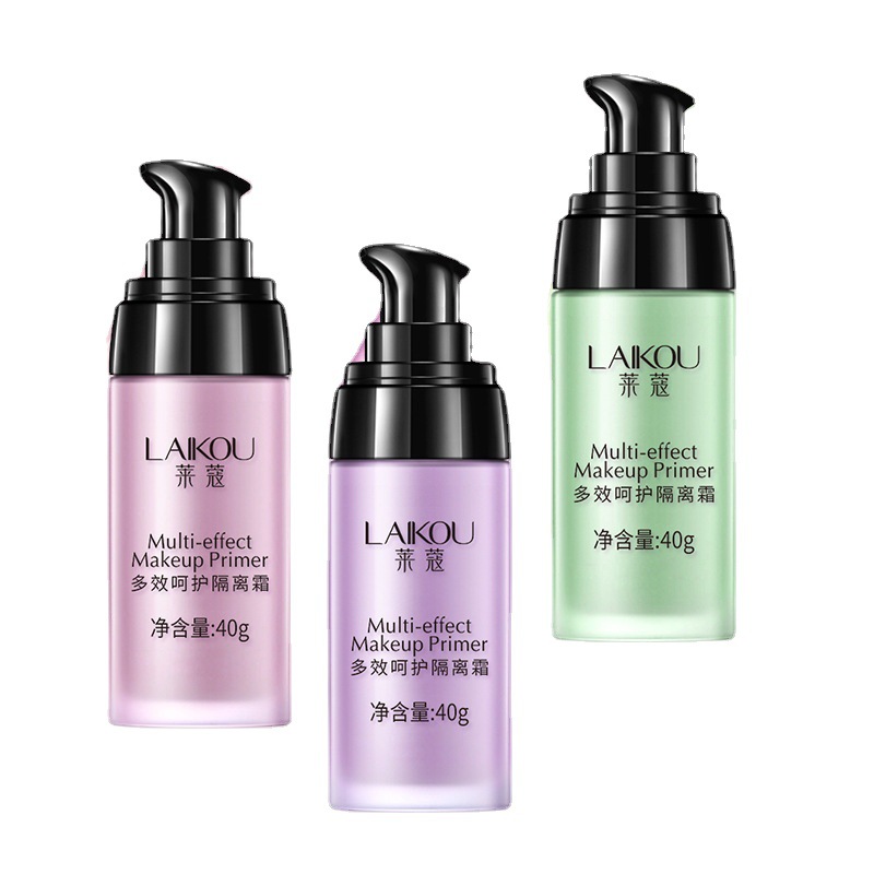 Lacome isolation cream three color red green purple natural makeup base moisturizing makeup before BB cream student manufacturers supply