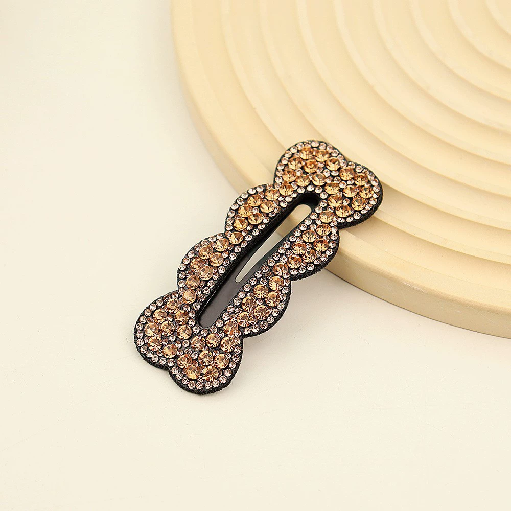 Заколка Hairgrip, интернет- знаменитость, простой и элегантный дизайн, украшение из камней