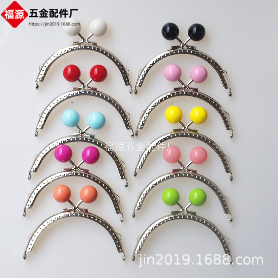 订货10.5cm半圆光面糖果头口金    双耳  每个规格500只起