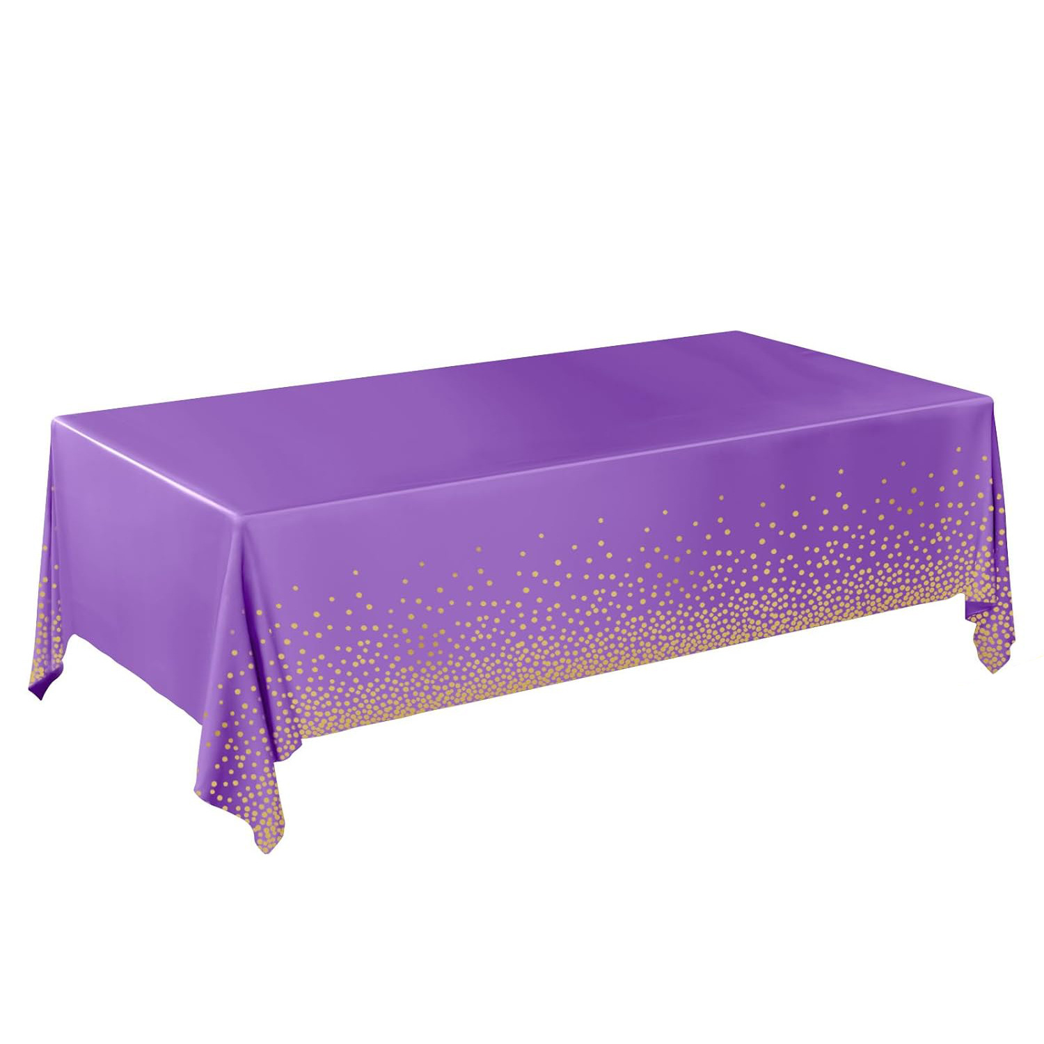Transfronterizos puntos desechables impresión de fiesta decoración de mesa mesa de fiesta PE mesa de mesa de fiesta roja cena festiva