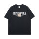 2025 New Fashion Brand Simple Pure Cotton Loose Short-sleeved T-shirt Men's Hong Kong-style Letter Printing Men's Base Shirt Short-sleeved