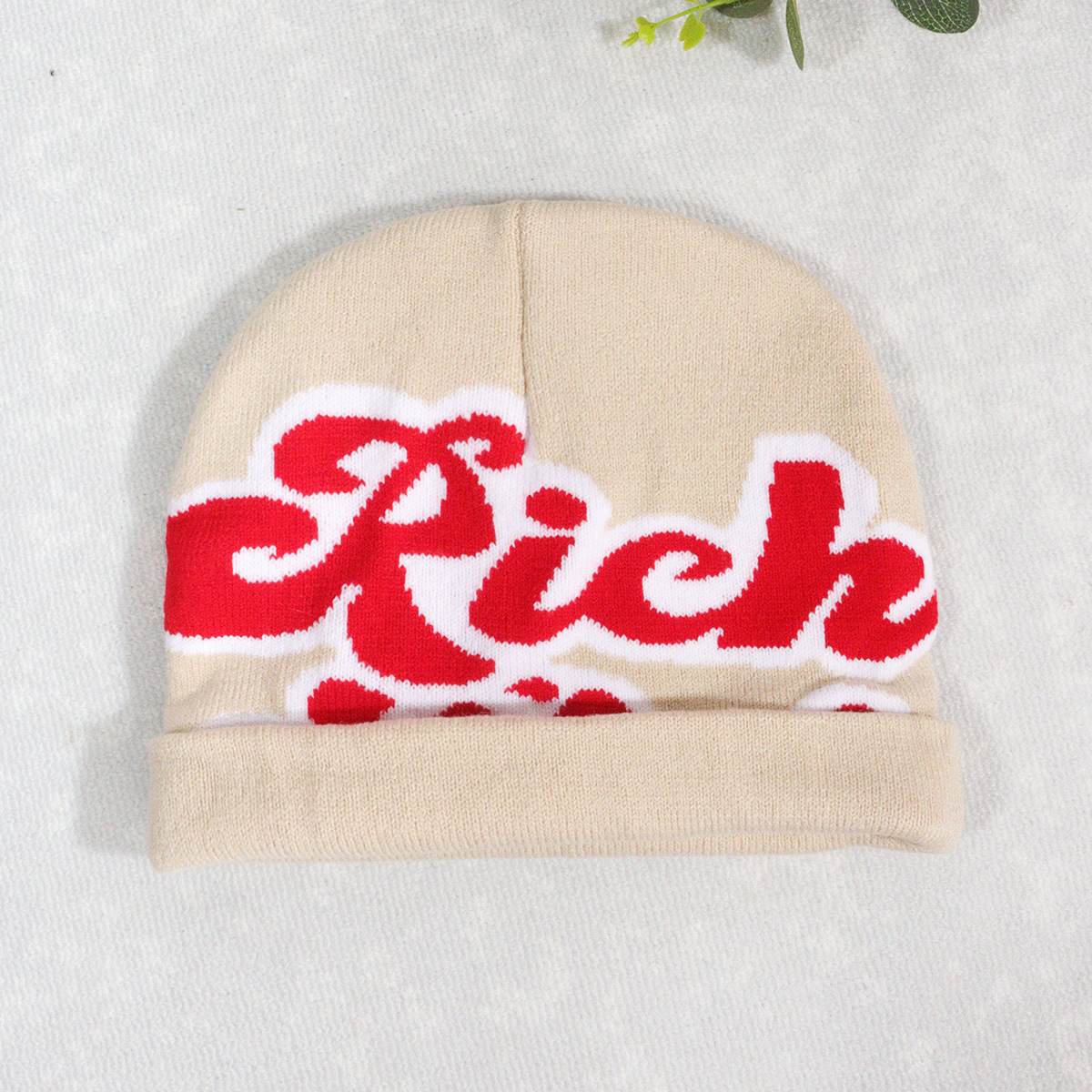 Unisex Strickmütze Alphabet Strickmütze warme Strickmütze_voghion.com