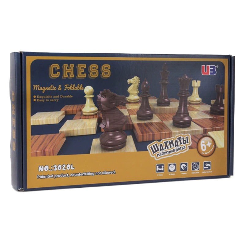 AIA Золото Серебро магнитные шахматы складная доска игрушка шахматная игра игрушка шахматы