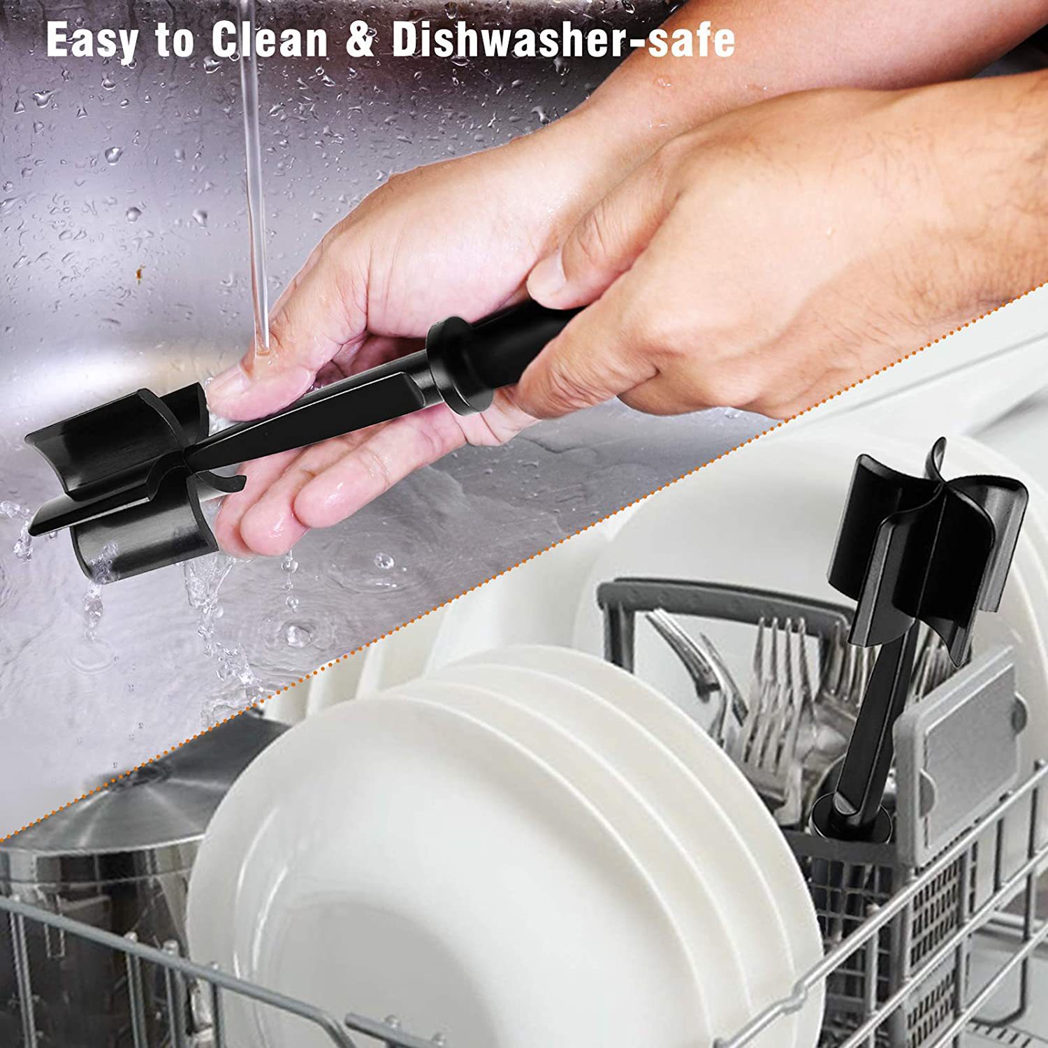 Transfronteriza nueva pala de molienda de carne cortador de carne de mano bibimbap agitación pala de molienda no hace daño a la olla