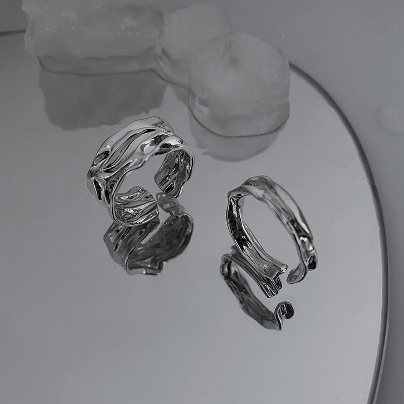 31 # Anillo-Conjunto de dos piezas-Plata