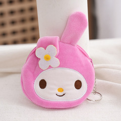 卡通大號毛絨零錢包白狗黃狗零錢包兒童包包廠家批發可愛小狗愛心