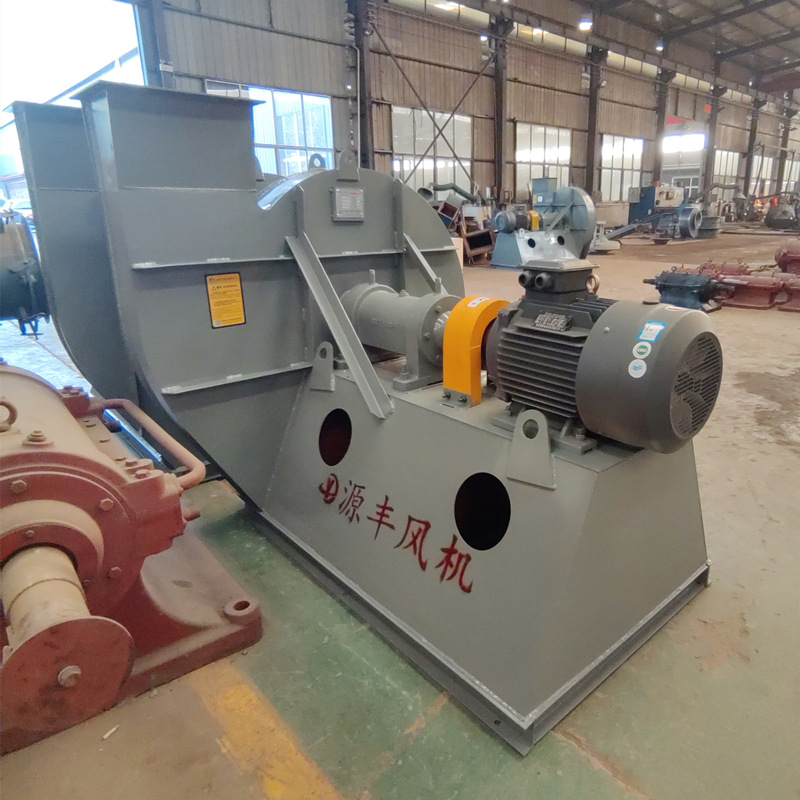 源丰9-26D式窑炉引风机 22kw耐磨通风机 水泥厂变频高压离心风机