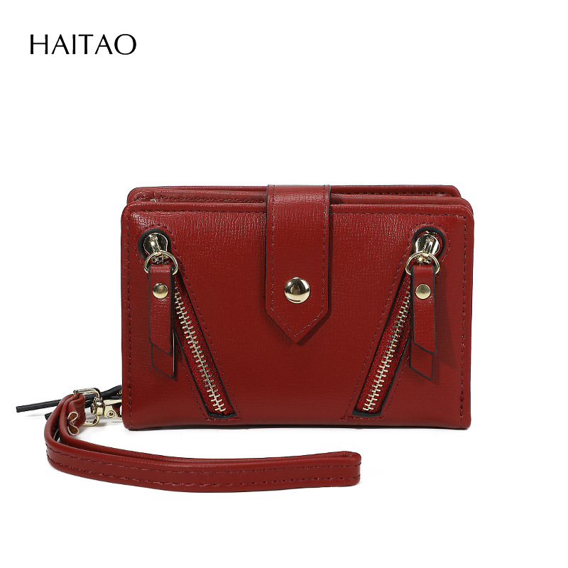 2025 primavera nueva tendencia callejera personalidad doble billetera de mujer popular bolso corto bolso multifuncional